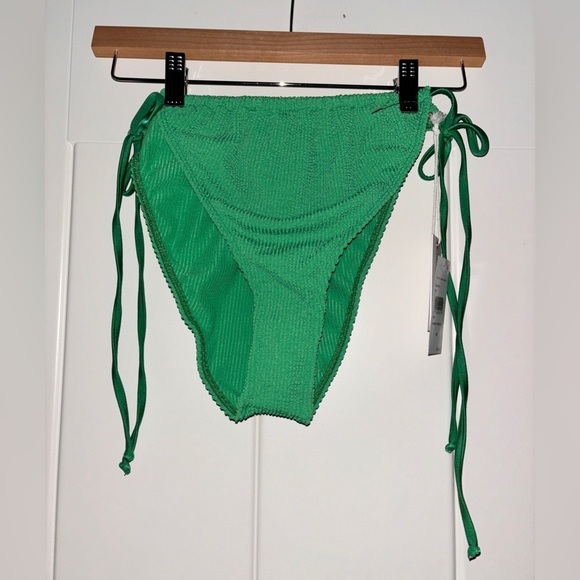 Good American Women Always Fits Tiny Ties Green Bikini Swim‎ Bottom Size 20W NEW - Picture 1 of 8